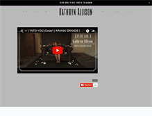 Tablet Screenshot of kathryn-allison.com